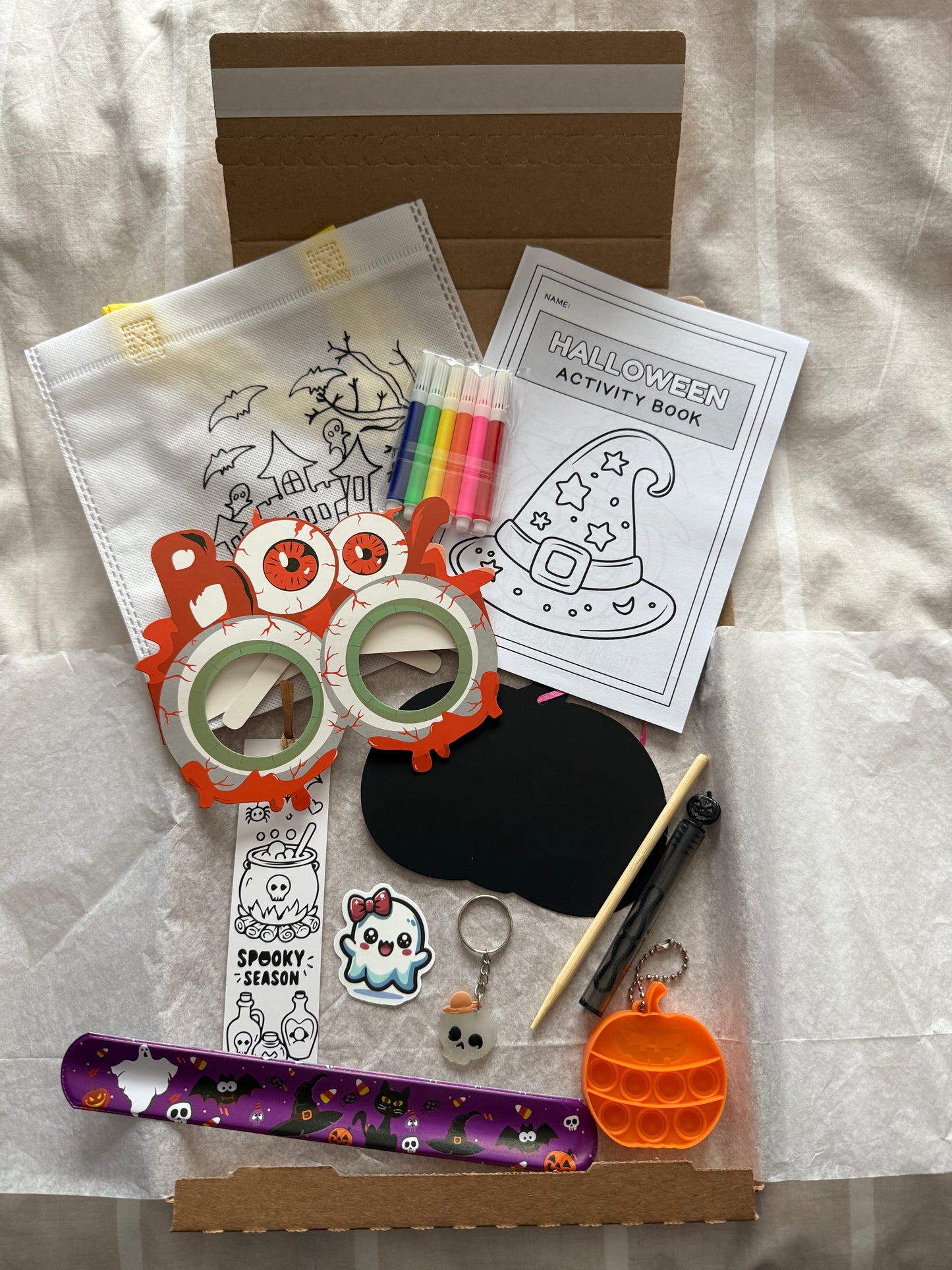 Halloween Kids Activity Box | Letterbox Gift